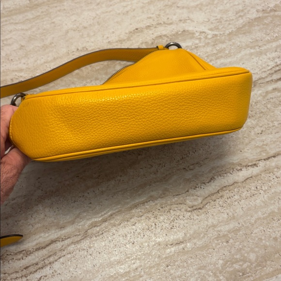 Coach Ellie File Shoulder Bag in Sunflower Yellow - Picture 8 of 13